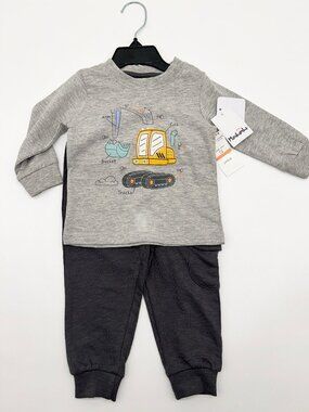 Minibamba Boys 12M Long Sleeve Outfit Set NWT